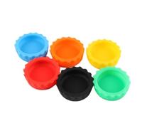 JOINPAYA Silicone Reptile Feeding Bowls Keeps Food Clean with Easy Access 6pcs Wide Rim and Shallow Bowl Structure Random Color for Geckos and Turtles for Small Pet Feeding