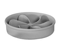 JOINPAYA Silicone Slow Feeder Dog Bowl Large Capacity Safe Pet Food Bowl for Puppies Cats Indoor Feeding Promotes Healthy Eating Habits Easy to Clean Gray