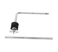 JOINPAYA Silver Zinc Alloy Cymbal Bracket Boom with Versatile Design and Portable Clamp for Drum Cymbal Mount in Settings and Performance Needs
