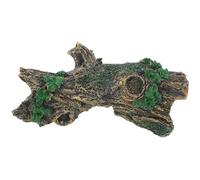 JOINPAYA Simulated Wood Reptile Cave Reptile Hideout for Turtle as Decoration for Snake Tank Accessories and Vivarium Setup
