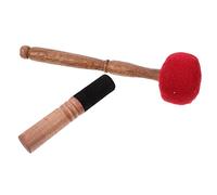 JOINPAYA Singing Bowl Mallet 2pcs Felt Tip Wooden Bowl Mallets Tibetan Stick Buddha Sticks Lightweight Handy for Meditation and Yoga Class with Gong