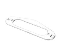 JOINPAYA Single Coil Pickup Mounting Ring Silver Metal Frame for St Style Electric Guitars Replacement Humbucker Ring Accessory for Guitarists and Luthiers Gbe