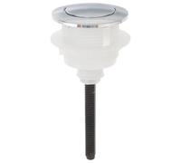 JOINPAYA Single Push Toilet Flush Button Replacement Silver Abs Material Random Color with Water-Saving and Sturdy Design, Easy to Install for Toilet Tank for Bathrooms and Home Use