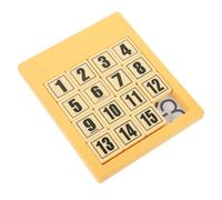 JOINPAYA Sliding Number Puzzle for Educational Math Teaching Board with Colored Brain Teaser Blocks Enhances Cognitive Skills and Hand Eye Coordination Suitable for Home and Classroom Use