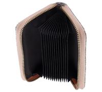 JOINPAYA Small Coin Purse for Women Pu Leather Zipper Wallet with Card Storage and Makeup Holder Compact Change Pocket for Shopping and Business Trip Random Color