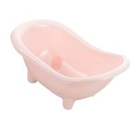 JOINPAYA Small Pet Hamster Bathtub Plastic Sand Bath Box for Hamsters Chinchillas Reusable Small Animal Bathroom Sauna Washroom Accessory Pink