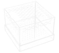 JOINPAYA Small Transparent Breeding Box for Spiders and Insects Lightweight Acrylic Enclosure for Tarantula Cricket Keeper and Small Reptiles Easy-operate Tortoise Holder for DIY Pet