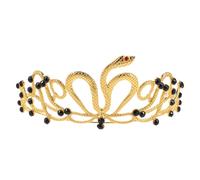 JOINPAYA Snake Crown Bridal Tiara Headband with Rhinestones for Wedding Bride Birthday Party Halloween Costume Hair Accessories