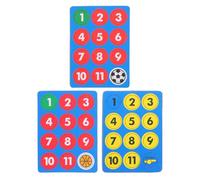 JOINPAYA Soccer Basketball Coaching Board Magnets Set - 3pcs Magnetic Player Markers with Numbers for Coaches Clipboard, Replacement Magnet Accessories for Whiteboard and Team Strategy