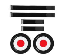 JOINPAYA Soccer Goal Target Training Equipment Football Training Equipment with Adjustable Height Nylon Plastic for Precision Targeting Easy Setup Individual Practice Soccer Skills