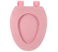 JOINPAYA Soft Foam Padded Elongated Toilet Seat with Silent Close and High Resilience Features, V-Shaped Thick Pad Cushion Cover for Home and Hotel Bathroom Use
