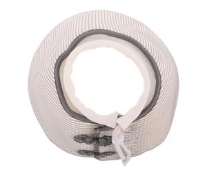 JOINPAYA Soft Pet Collar for Dogs and Cats, Anti-lick Breathable Neck Cone Collar, Adjustable Xl Size 15cm Depth, Light Grey Protective Cone for Post-surgery Healing