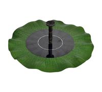 JOINPAYA Solar Pond Fountain Lotus-Leaf Floating Water Feature with Nozzle, Solar Powered Bird Bath Fountain for Garden and Patio, Upgraded Leaf Design for Outdoor Water Decoration