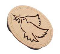 JOINPAYA Sound Hole Block for Guitars Maple Wood Soundhole Cover Bird Pattern Reduces Feedback Simple Installation for Guitars