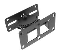 JOINPAYA Speaker Stand Wall Mounted Speaker Rack Rotatable Zinc Alloy Vertical Style Secure Stable Placement Devices Other Venues Engineering Stages Black