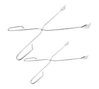 JOINPAYA Stainless Steel Garbage Clip 2pcs Set 45cm 55cm Long Reach Grab Stick for Trash Collection and Reaching Assist Tool for Seniors