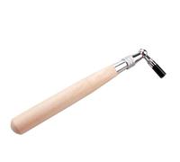 JOINPAYA Stainless Steel Piano Tuning Hammer Octagon Spanner Wrench Tool Comfortable Wood Handle for Beginners
