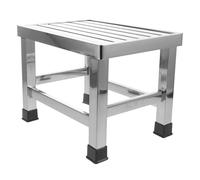 JOINPAYA Stainless Steel Shower Bench Bathroom Stool Heavy Duty Leg Shaving Seat for Seniors Inside Shower Smooth Surface