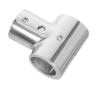 JOINPAYA Stainless Steel Tee Pipe Connector Right Angle Detachable Boat Railing Fitting for Yacht Handrail Hardware Space-saving Pipe Joint Compatible with Standard Systems