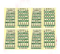 JOINPAYA Sticker Master for Guitar Acoustic Map Labels Notes Fretboard 10Pcs PVC Stickers That Help The Fretboard Easily and Electric