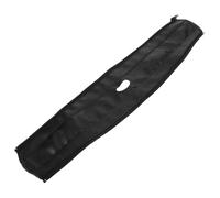 JOINPAYA Stroller Handlebar Cover Wear-Resistant and Removable Black Pu Leather Replacement Sleeve with Zipper Protector for Baby Pushchair Handle, for Outdoor Walking and City Walks