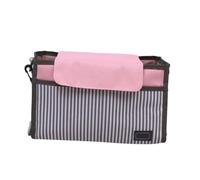 JOINPAYA Stroller Organizer Bag Hanging Diaper Storage for Boy Girl Buggy Stripe Design for Mommy to Organize Toys and Essentials The Go