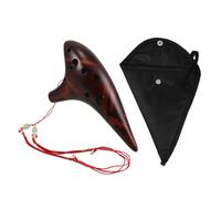 JOINPAYA Student Twelve-hole Ocarina Alto c Key Ceramic Clay Musical Instrument for Beginners Tuning and for Music Enthusiasts Versatile for Various Music Styles