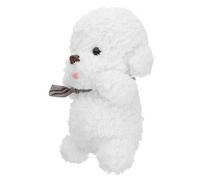 JOINPAYA Stuffed Dog Wear Resistant Plush Decoration for White Bichon Frise Stuffed Animal Soft and for Playtime and Decor