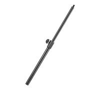 JOINPAYA Telescoping Boom Mic Pole Arm 50cm Adjustable Metal Extension Rod with 3/8 Screw for Desktop Mic Stands Portable Microphone Boom Arm for Dj and Karaoke Use