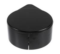 JOINPAYA Three-tier Black Spice Container with Tight Seal and Multifunctional Design, round Seasoning Storage Box for Home Kitchens and Restaurants, for Cocktails Bars and Juice