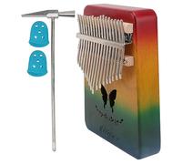 JOINPAYA Thumb Piano Keys Kalimba for Beginners Natural Finger Piano Lightweight Easy to Clean for Boys and Girls and Adults Outdoor School and Relaxation Settings Random Style