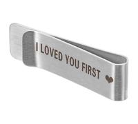 JOINPAYA Tie Clip Necktie Clip Stainless Steel Silver Simple Design Will Not Damage Ties Father the Bride Wedding Gift