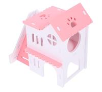 JOINPAYA Tiny House Shelter Hamster Hideout Hamster House Hideaway for Guinea Pig Made for Indoor Pet Cage