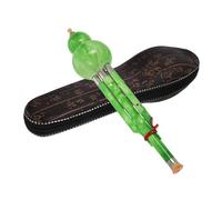 JOINPAYA Traditional Chinese Hulusi Flute Resin c Key Leather Case for Boys and Girls Adults Student Practice Instrument