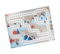JOINPAYA Traffic Game Mat for Boys and Girls Floor Mat Featuring Traffic Map Design for Toddlers and Toy Cars Activities at Home