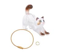 JOINPAYA Transparent Cat Hair Storage Box Keychain Pet Memorial Keepsake Holder with Clear Viewing Window Handmade for Organizing and Preserving Kitten Whiskers and Fur Collectibles