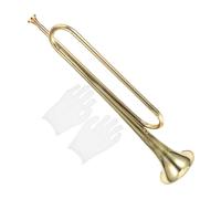 JOINPAYA Trumpet Durable Wind Instrument for Boys Preschool Musical Plaything Safe Practical Fun Activities Includes Gloves