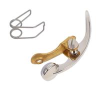JOINPAYA Trumpet Watergate Key Fitting in Silver, Copper and Silicone Material, Easy to Install and Replace, Small Size Accessory Suitable for Trumpet and French Horn