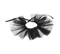 JOINPAYA Tulle Ruffle Collar Fake Neck Accessory Victorian Style Clown Costume Ruffled Mesh Choker for Women Theater Musical Performance Fancy Dress