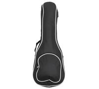 JOINPAYA Ukulele Bag with Pocket, 26-inch Oxford Cloth and Sponge Padding, Lightweight Portable Pouch with Handle, Waterproof Black Case for Carrying Ukulele and Musical Instruments