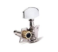 JOINPAYA Ukulele Tuning Pegs 2L 2R Machine Heads Nickel Surface Compatible A-28 Strings Easy to Install for Acoustic Instruments
