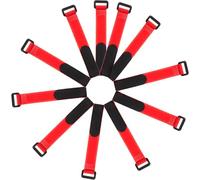 JOINPAYA Upgraded Red Rooster Neck Bands 2pcs, Flexible Anti-noise Crow-proof Poultry Collars for Chicken Noise Reduction