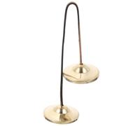 JOINPAYA Vintage Cymbal Bell Hand Rhythm Instrument for Meditation Yoga Religious Ceremony Small Pure Copper Material