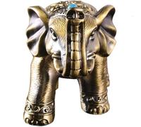 JOINPAYA Vintage Decorative Cigar Ashtray Luxury with Lid, Windproof and Enclosed Design Featuring Retro Elephant Style, for Outdoor or Indoor Use a Pretty Home or Office Ashtray