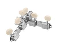 JOINPAYA Vintage Electric Guitar Tuning Pegs Open Gear Tuners with Metal Knobs Left Right Guitar Replacement Accessories Durable and Stylish for Classic Aesthetic