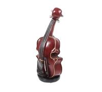JOINPAYA Vintage Red Violin Model Decorative Savings Jar Retro Musical Instrument Ornament for Restaurant Wine Cabinet Cafe Home and Office Decor Unique Vintage Craft with Practical Coin