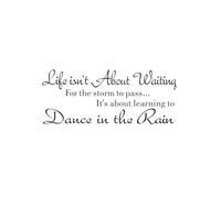 JOINPAYA Vinyl Lettering Wall Stickers: PVC Removable DIY Inspirational Quotes Wall Decals Waterproof Wall Art Decor for Bedroom Living Room Home