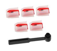 JOINPAYA Vinyl Needle Replacement Stylus Needles and Cleaning Brush for Record Player Compatible Turntable and Phonograph for Vinyl Records Care