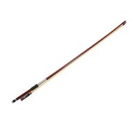 JOINPAYA Violin Bow with Double Parisian Eyes and Advanced Students for Beginners 1/2 Half Size Ebony Frog Wooden Bow and Horse Hair Suitable for Music Training and Personal Practice