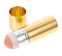 JOINPAYA Volcanic Stone Oil Absorbing Facial Roller Massager with Golden Surface, Skin Rolling Volcano Stone for Oily Skin Control and Facial Massage, Portable Beauty Tool for Home